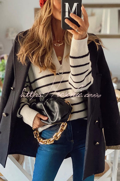 Well Tailored Sweater with a Graceful Silhouette