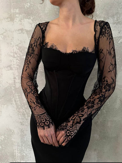 A Vintage Style Dress with Delicate Timeless Details