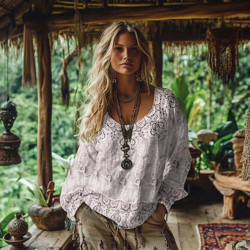 Vintage Inspired Blouse with a Contemporary Edge
