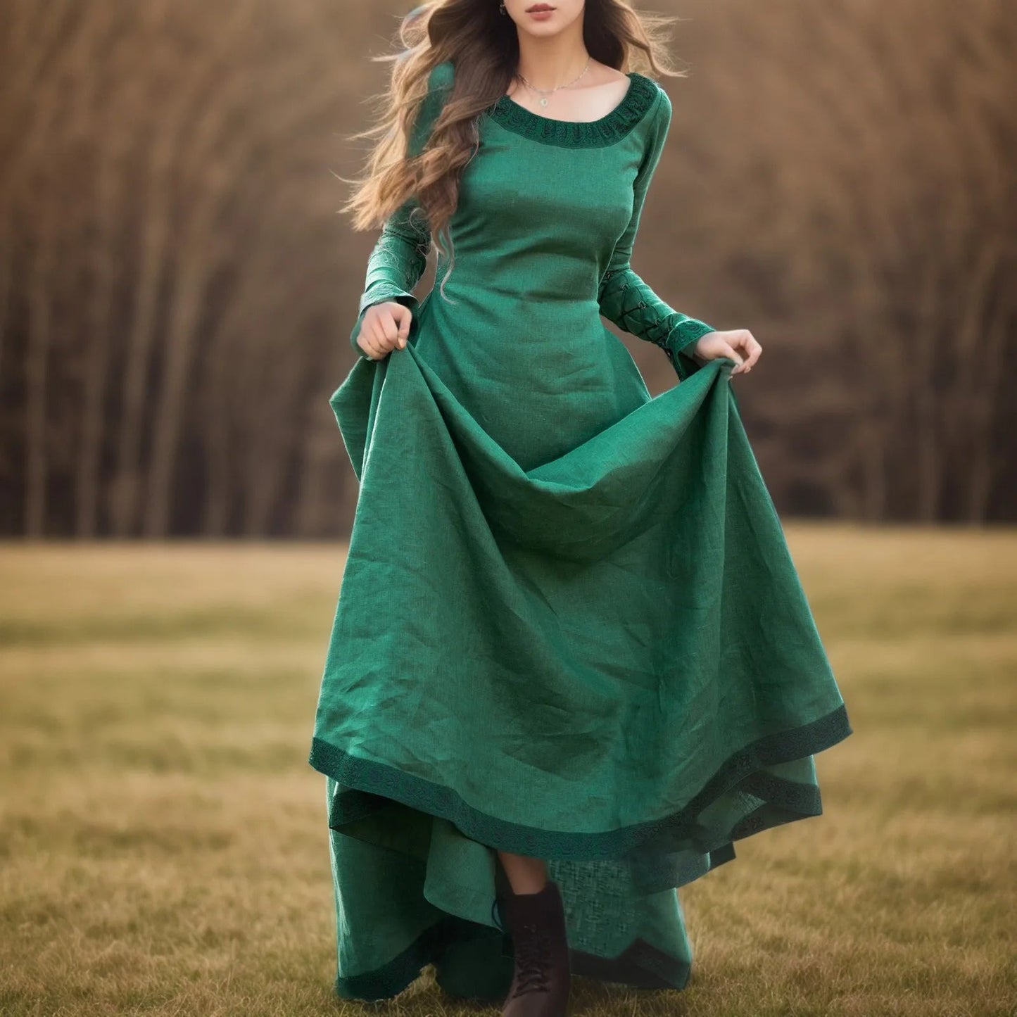 A Vintage Style Dress with Delicate Timeless Details