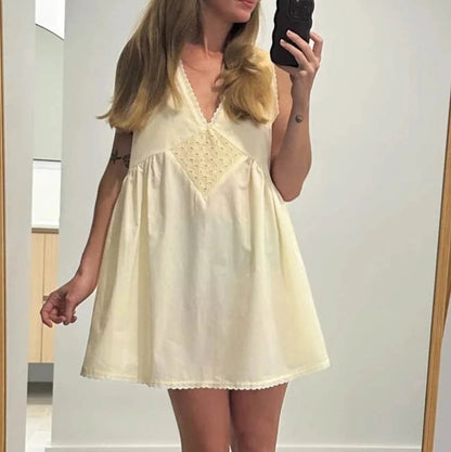 A Vintage Style Dress with Delicate Timeless Details