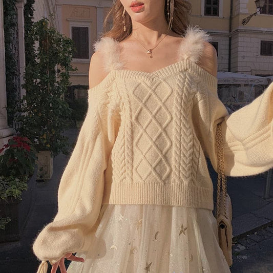 Vintage Inspired Sweater with a Contemporary Edge