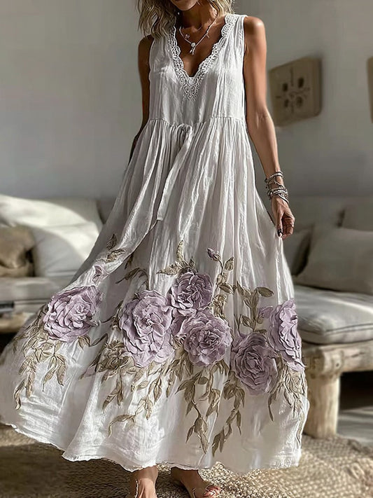 A Vintage Style Dress with Delicate Timeless Details