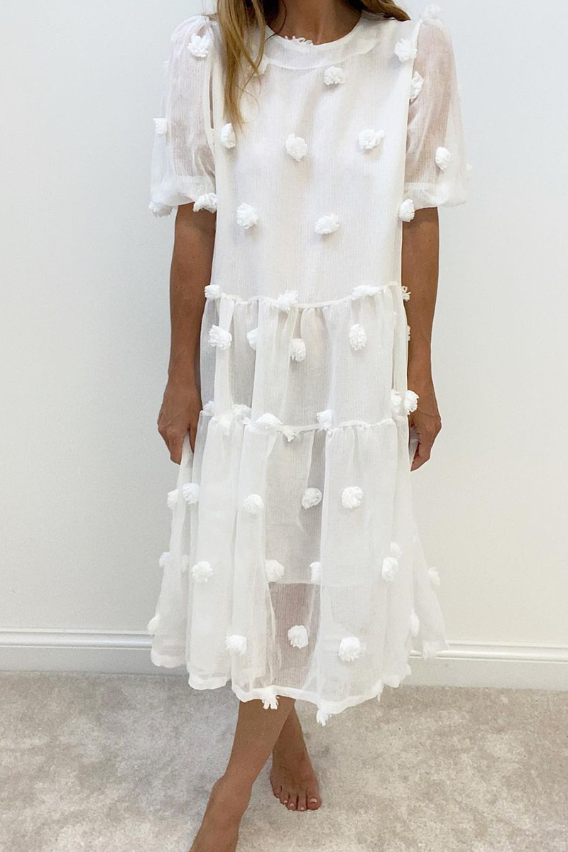 A Vintage Style Dress with Delicate Timeless Details