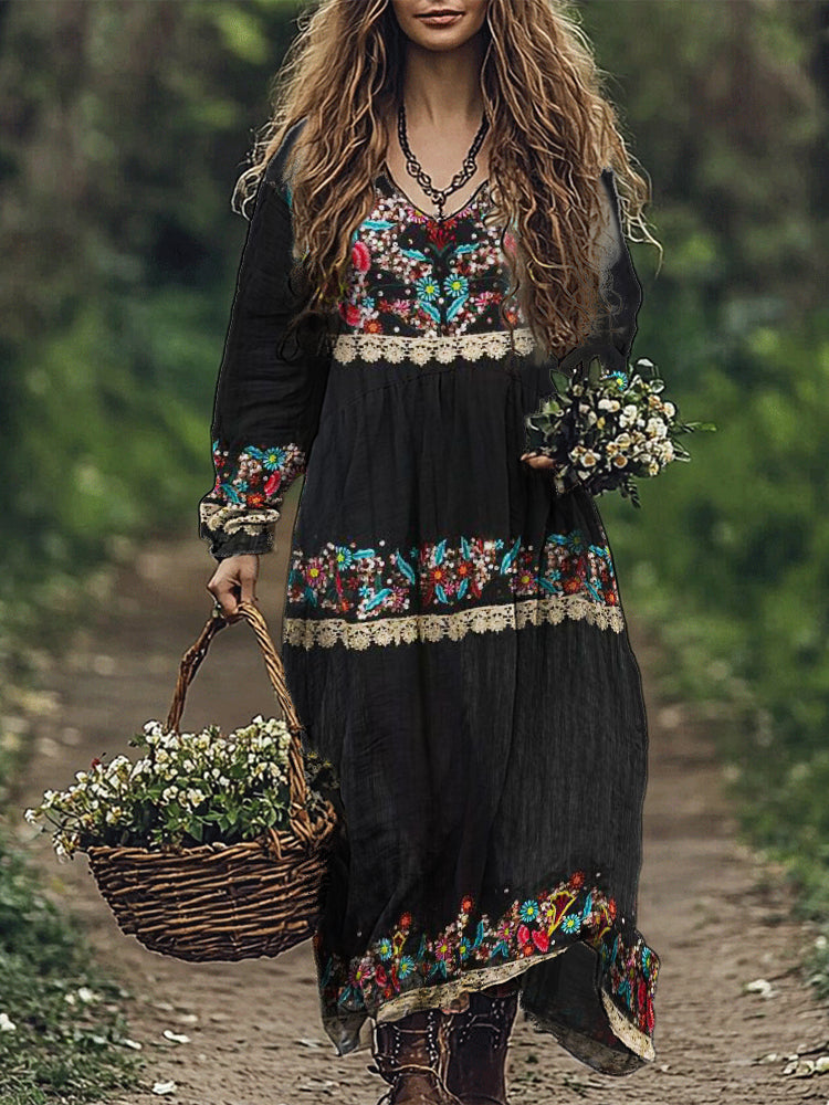 Classic Vintage Dress with a Flattering Fit