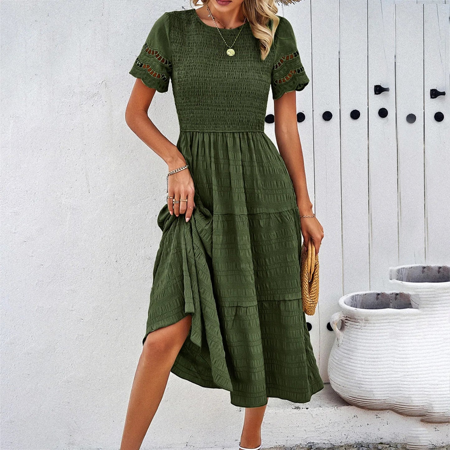 A Vintage Style Dress with Delicate Timeless Details