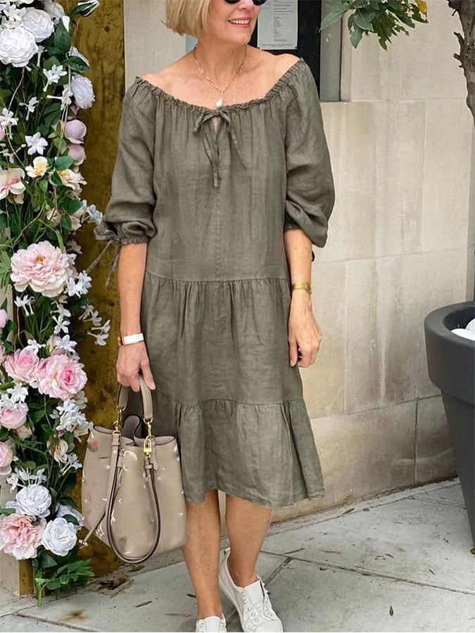 Elegantly Styled Dress for Everyday Wear