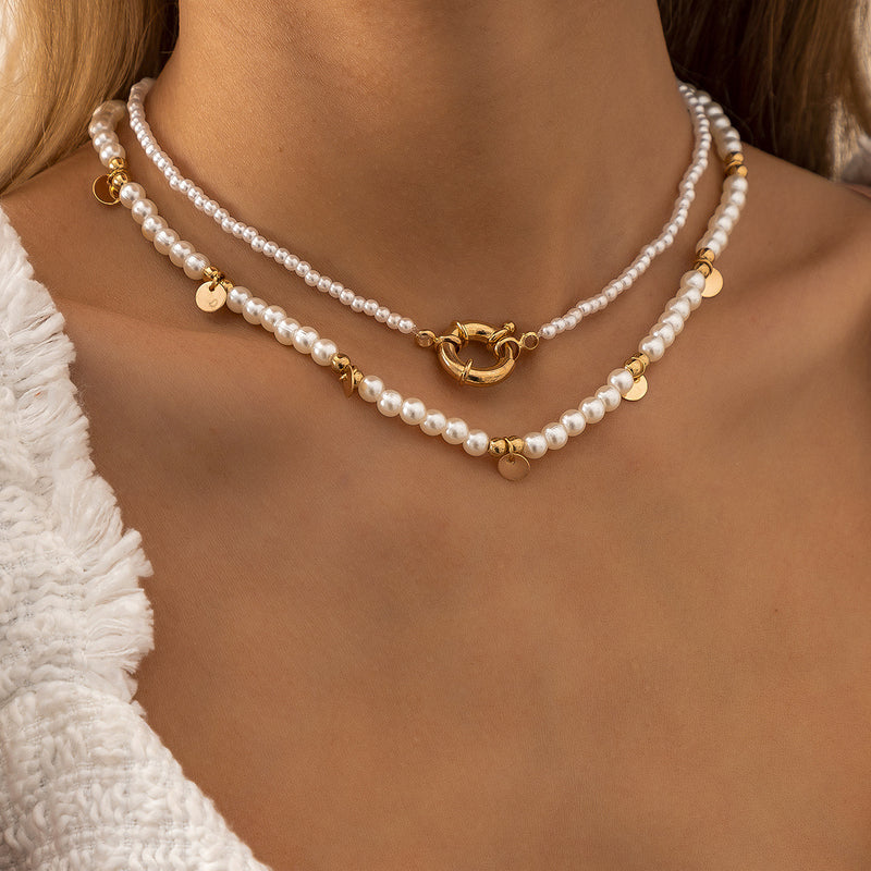 Vintage Handmade Pearl Necklace