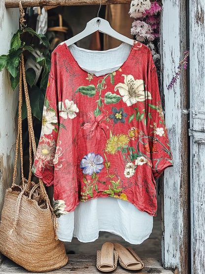 A Vintage Style Blouse with Delicate Timeless Details
