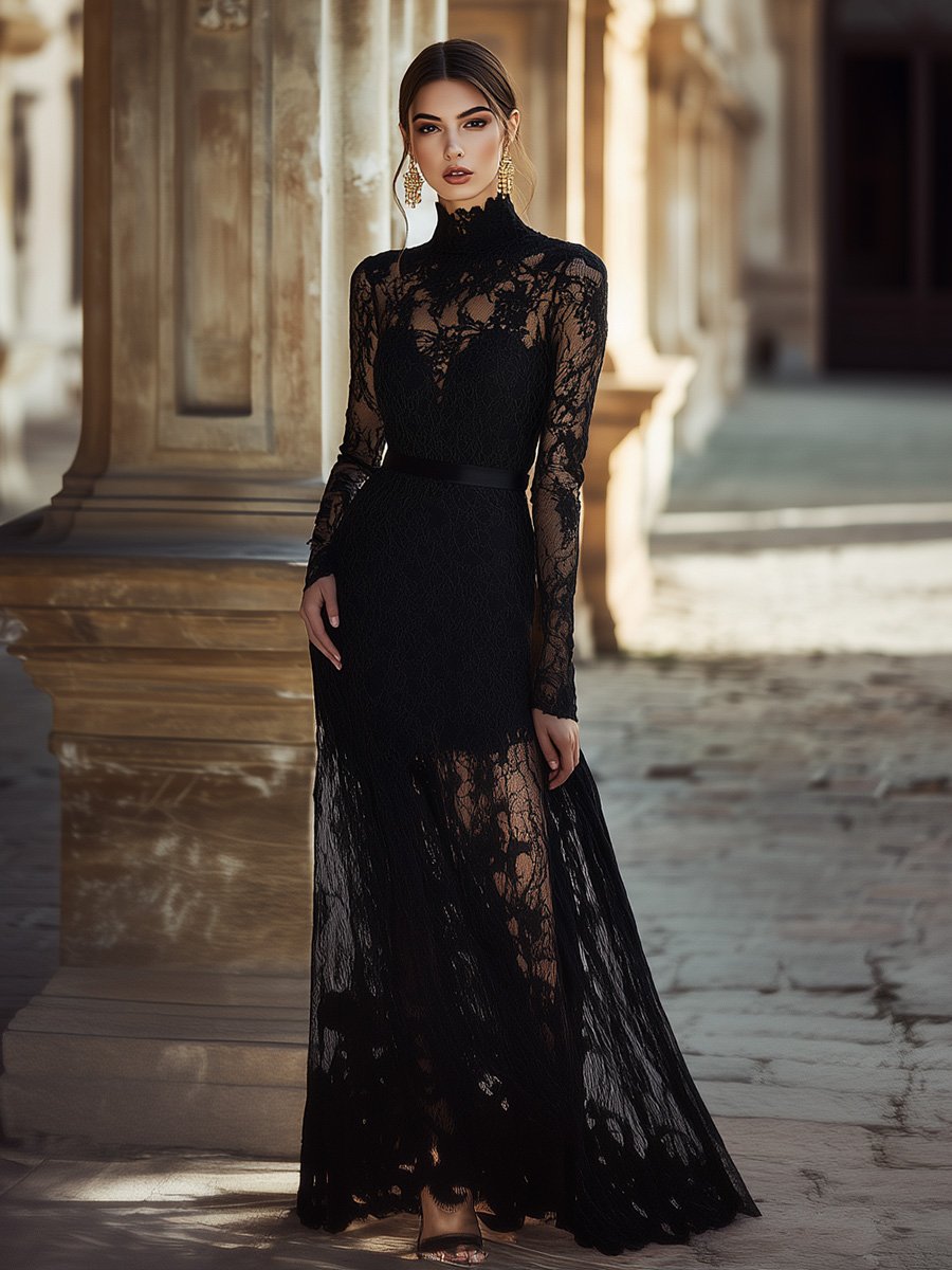 A Vintage Style Dress with Delicate Timeless Details