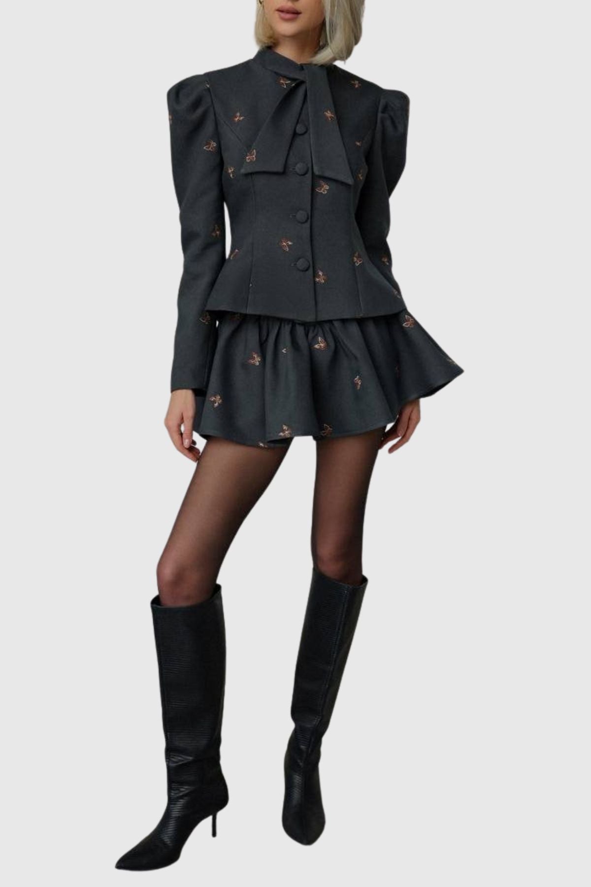 Well Tailored Garment with a Graceful Silhouette
