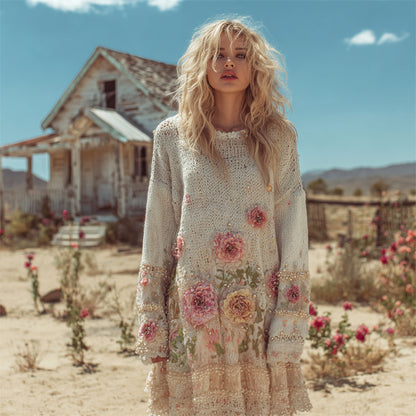 A Vintage Style Dress with Delicate Timeless Details