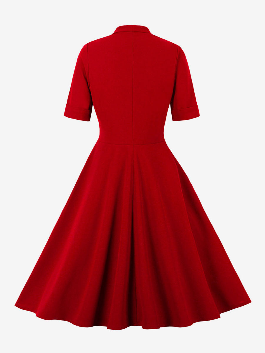 Classic Vintage Dress with a Flattering Fit