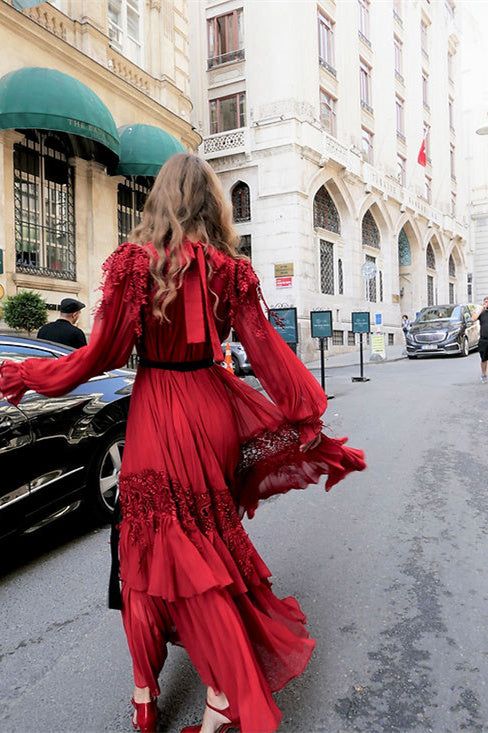 A Vintage Style Dress with Delicate Timeless Details