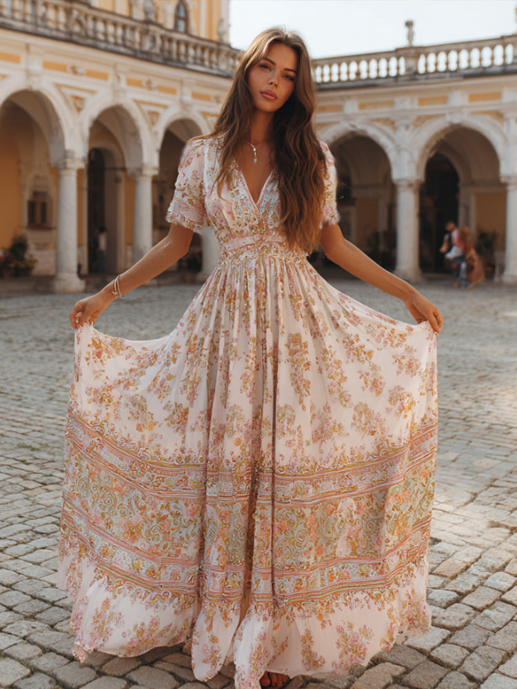 A Vintage Style Dress with Delicate Timeless Details