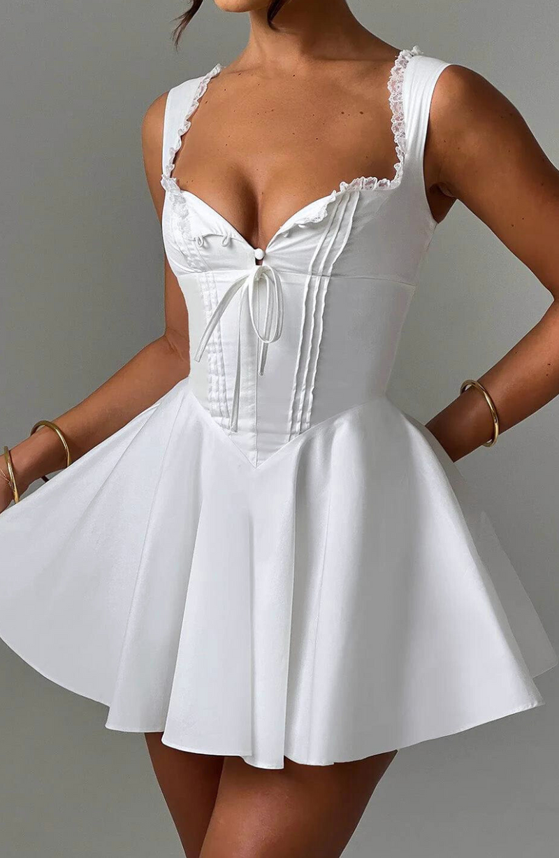 A Vintage Style Dress with Delicate Timeless Details