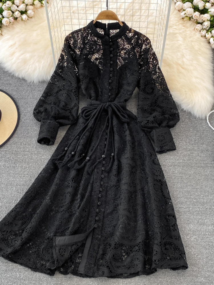 A Vintage Style Dress with Delicate Timeless Details