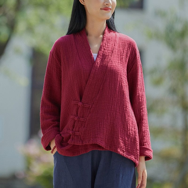 Well Tailored Cardigan with a Graceful Silhouette