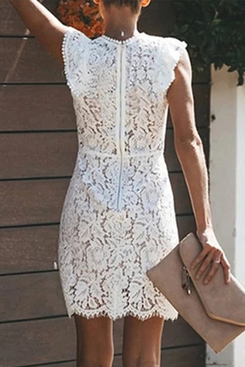 A Vintage Style Dress with Delicate Timeless Details