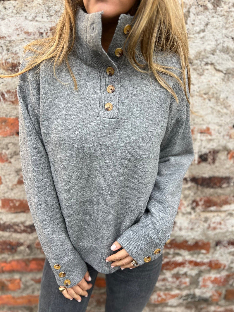 A Vintage Style Sweater with Delicate Timeless Details