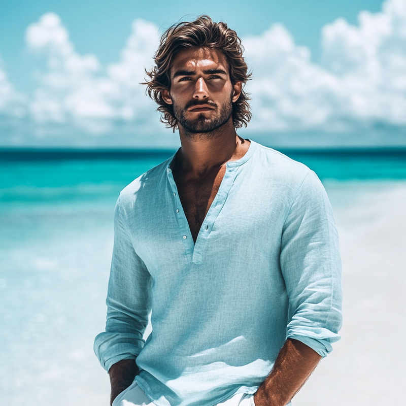 A Vintage Style Shirt with Delicate Timeless Details