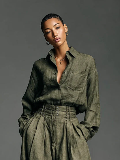 A Vintage Style Shirt with Delicate Timeless Details