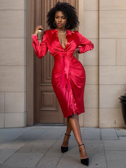Well Tailored Dress with a Graceful Silhouette