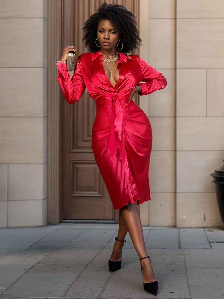 Well Tailored Dress with a Graceful Silhouette