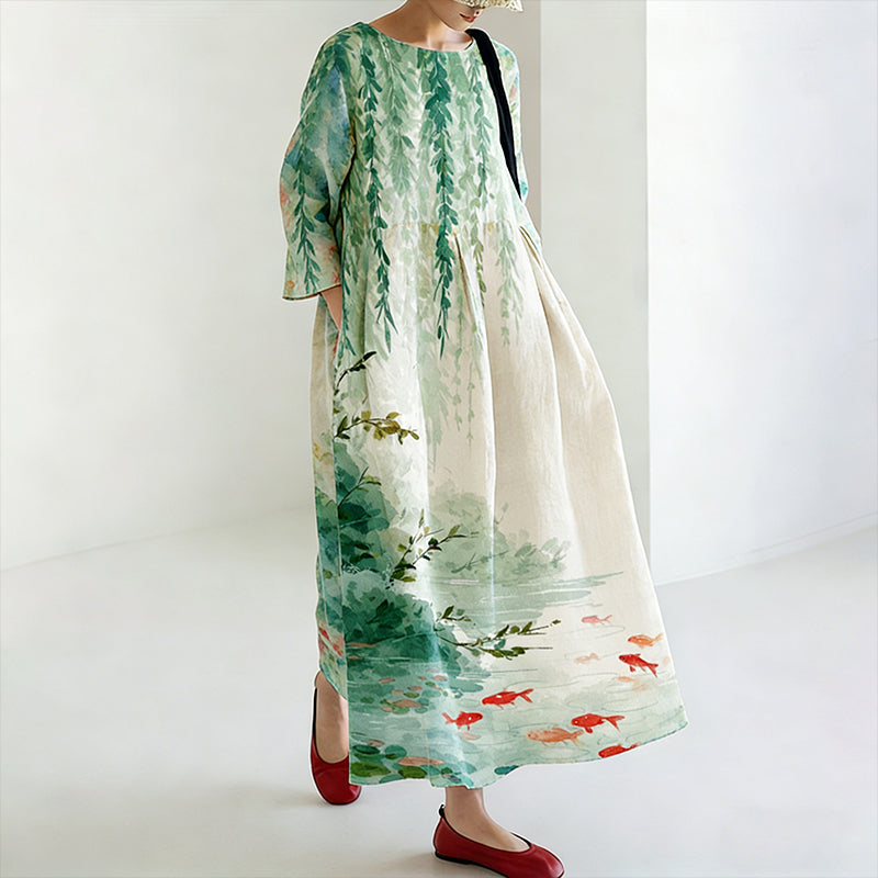A Vintage Style Dress with Delicate Timeless Details