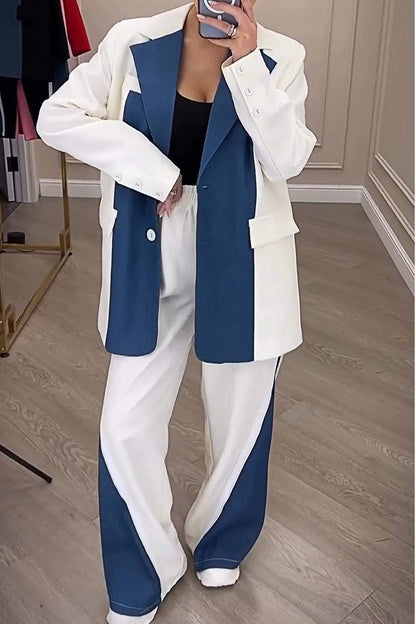 White and bule