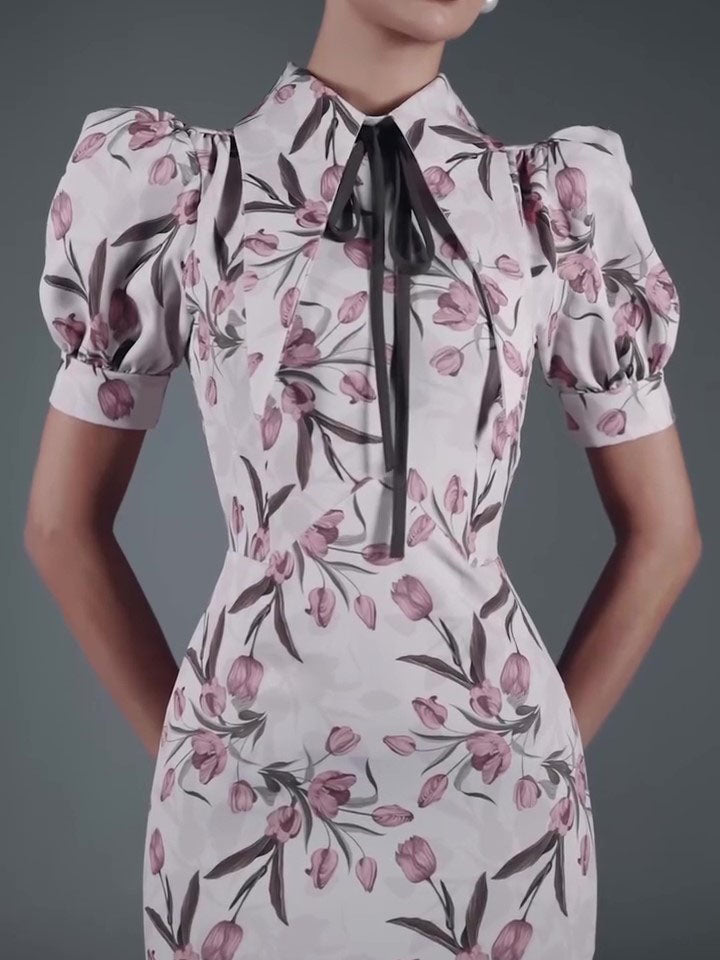 Vintage Inspired Dress with a Contemporary Edge