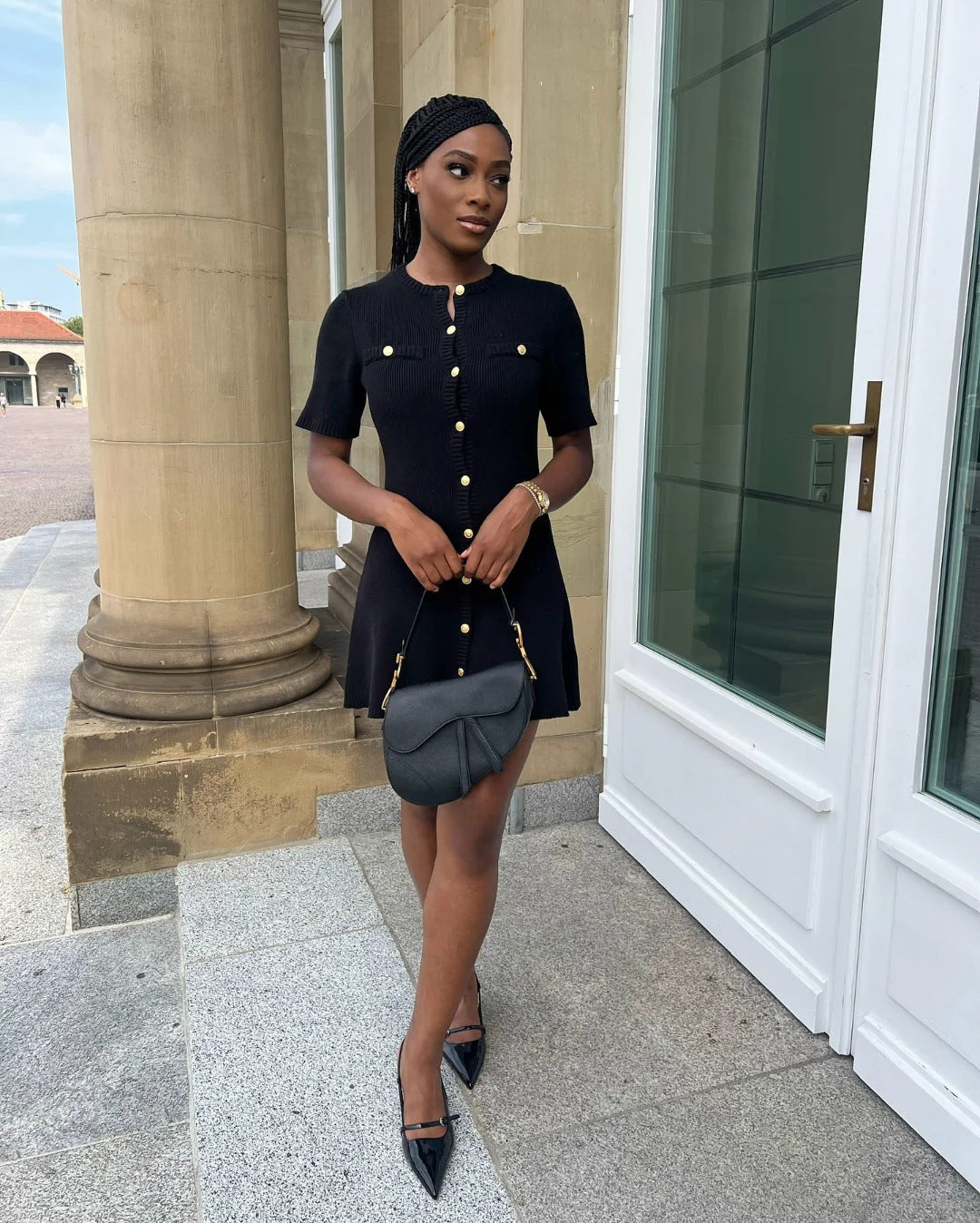 Classic Vintage Dress with a Flattering Fit