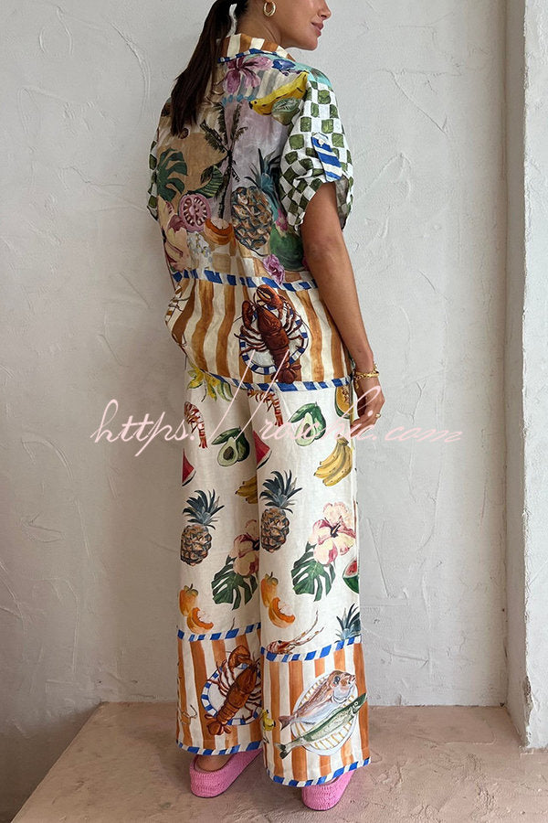 A Vintage Style Pants with Delicate Timeless Details