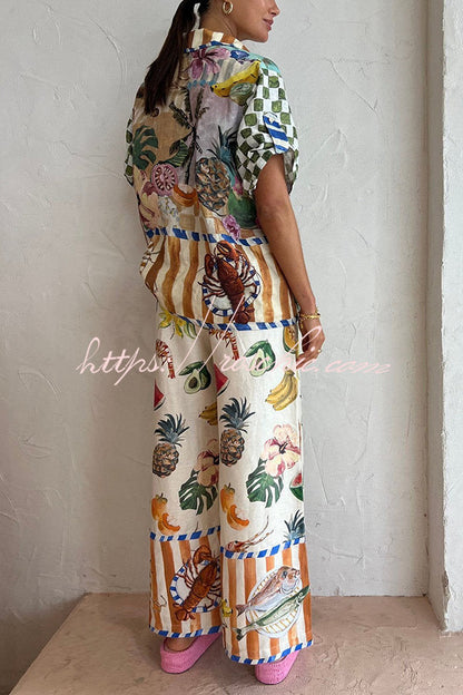 A Vintage Style Pants with Delicate Timeless Details