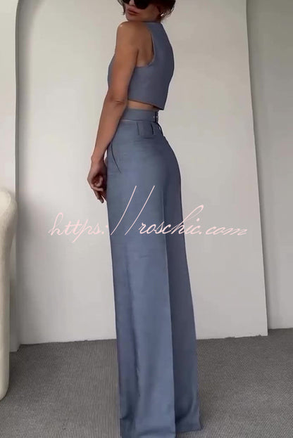 A Vintage Style Pants with Delicate Timeless Details