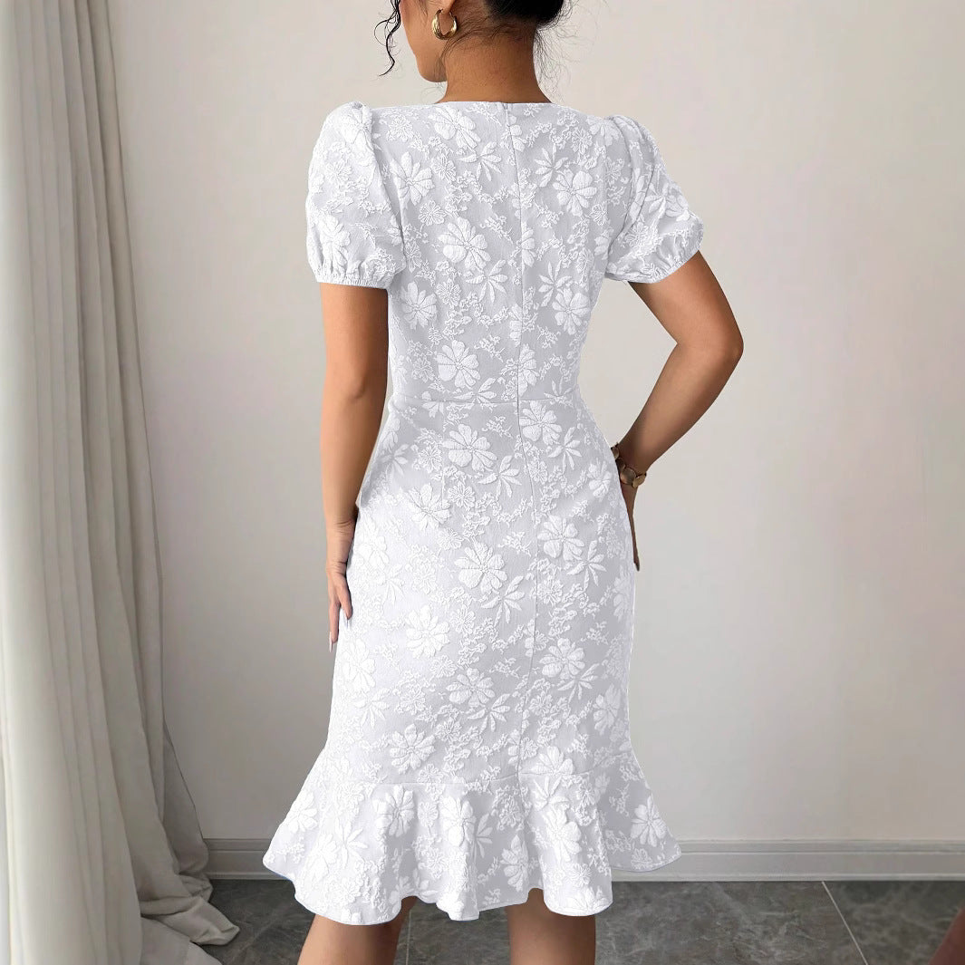 A Vintage Style Dress with Delicate Timeless Details
