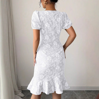 A Vintage Style Dress with Delicate Timeless Details