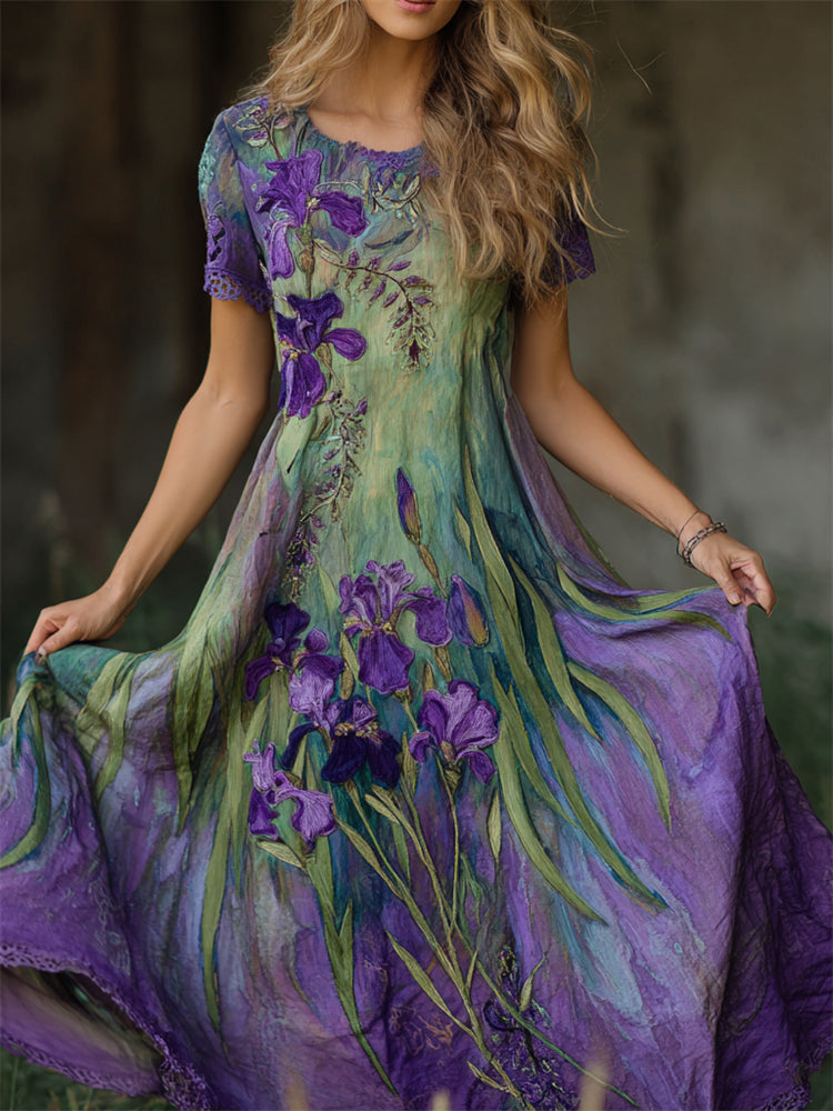 A Vintage Style Dress with Delicate Timeless Details