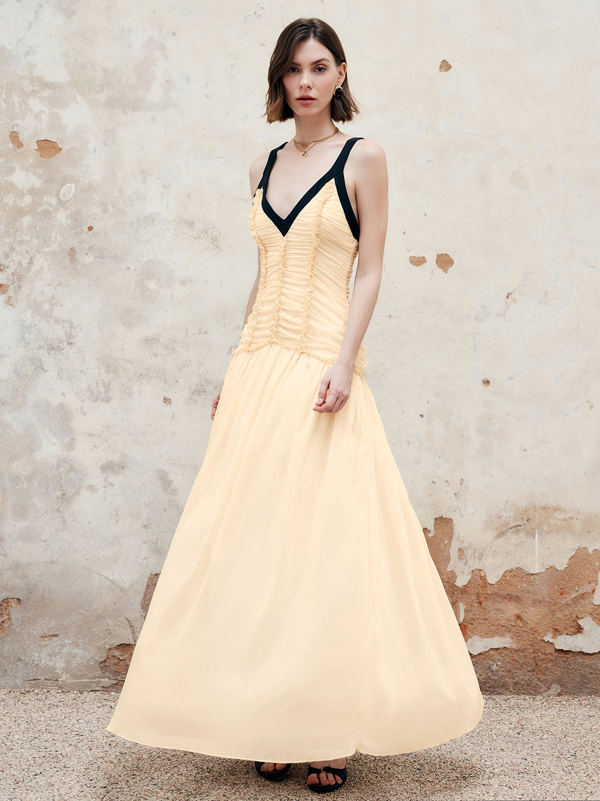A Vintage Style Dress with Delicate Timeless Details