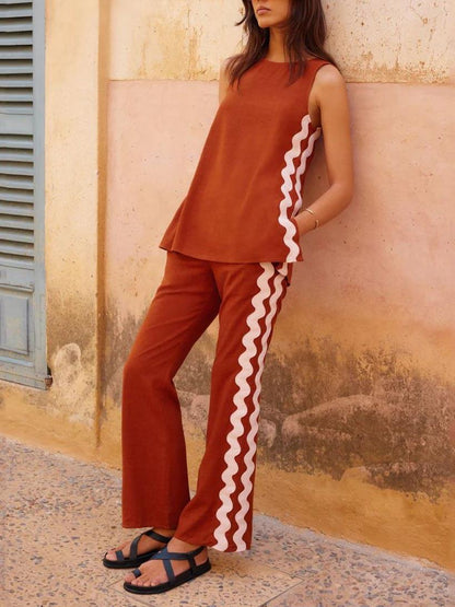 A Vintage Style Pants with Delicate Timeless Details