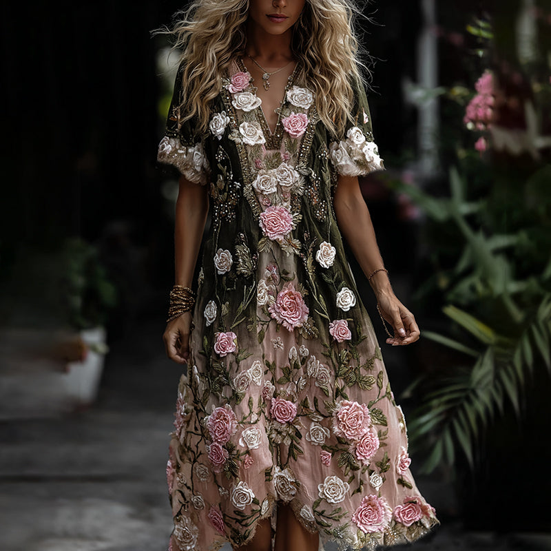 Classic Vintage Dress with a Flattering Fit