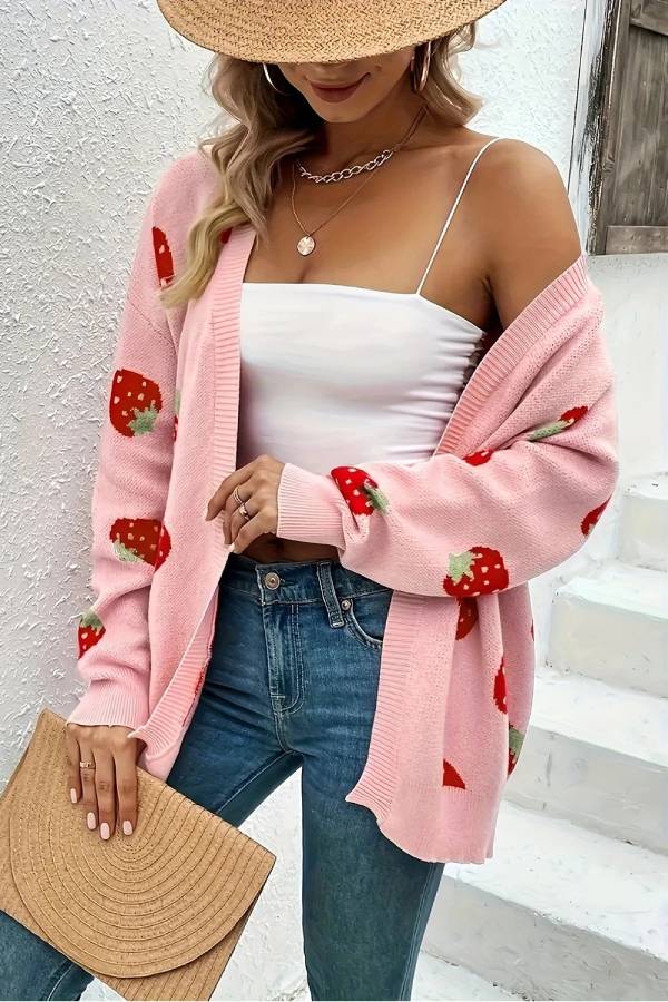 Classic Vintage Cardigan with a Flattering Fit