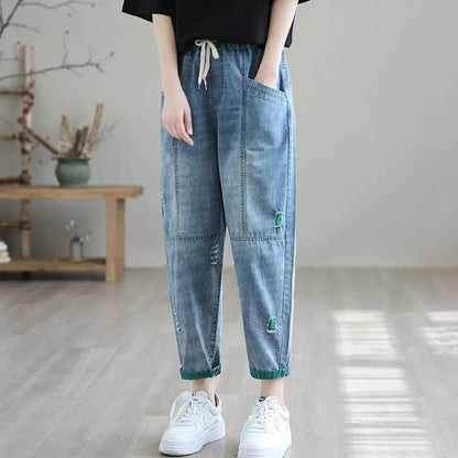 A Vintage Style Pants with Delicate Timeless Details