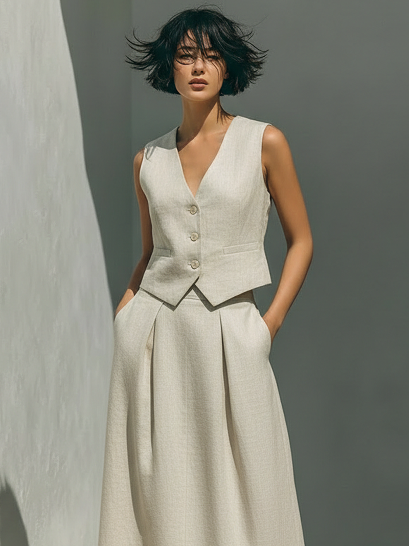 Well Tailored Garment with a Graceful Silhouette