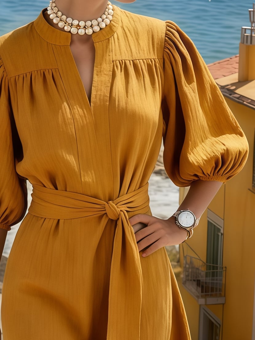 Classic Vintage Dress with a Flattering Fit