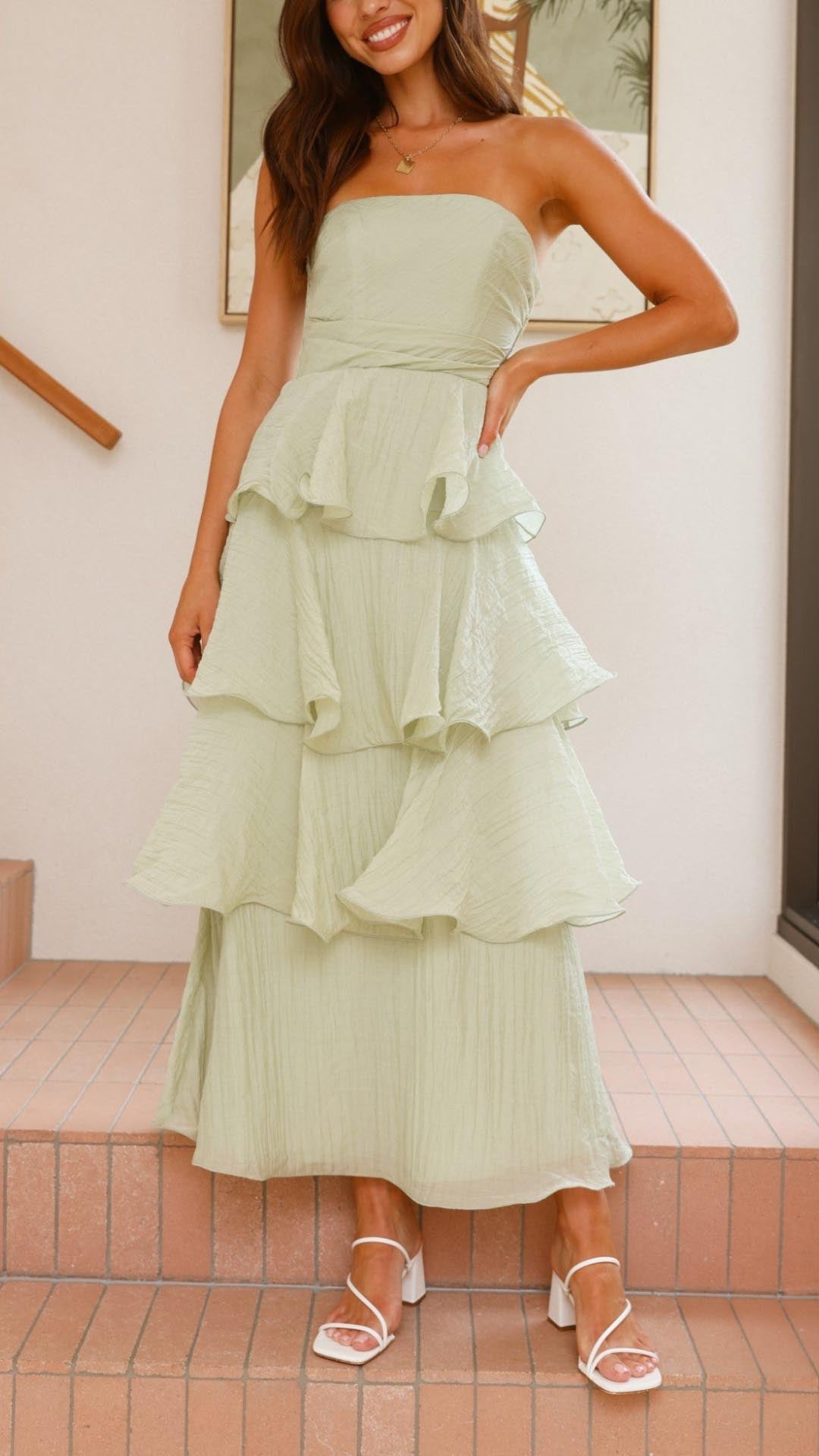 A Vintage Style Dress with Delicate Timeless Details