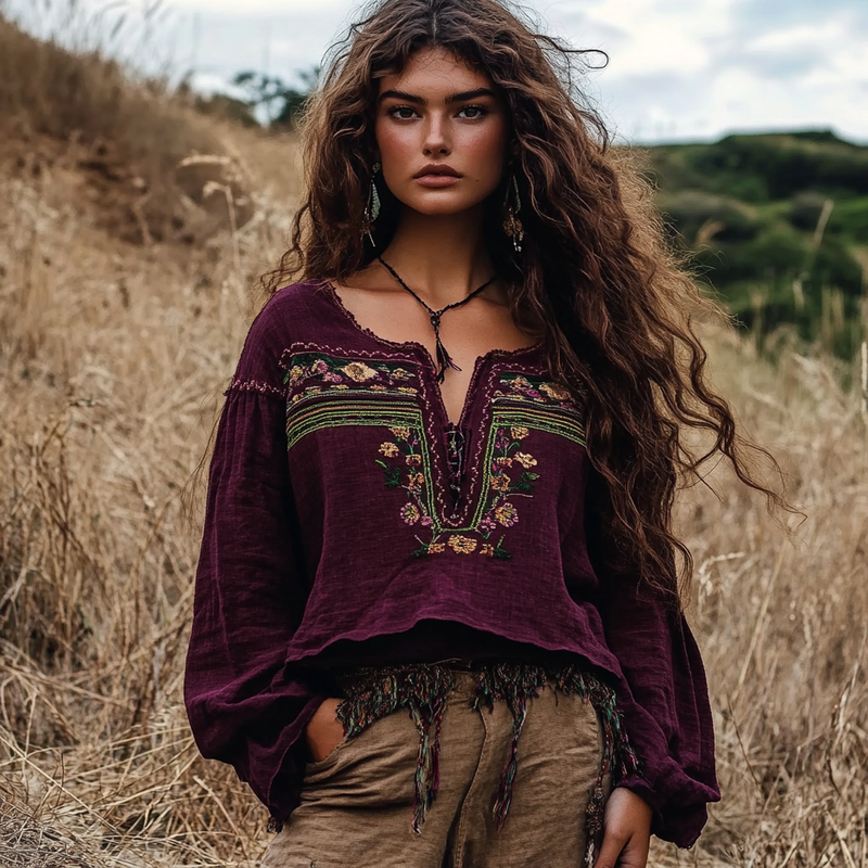 Beautifully Finished Blouse in a Timeless Design
