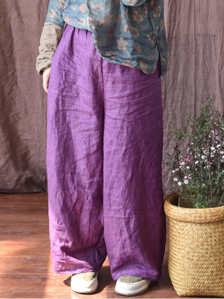 A Vintage Style Pants with Delicate Timeless Details