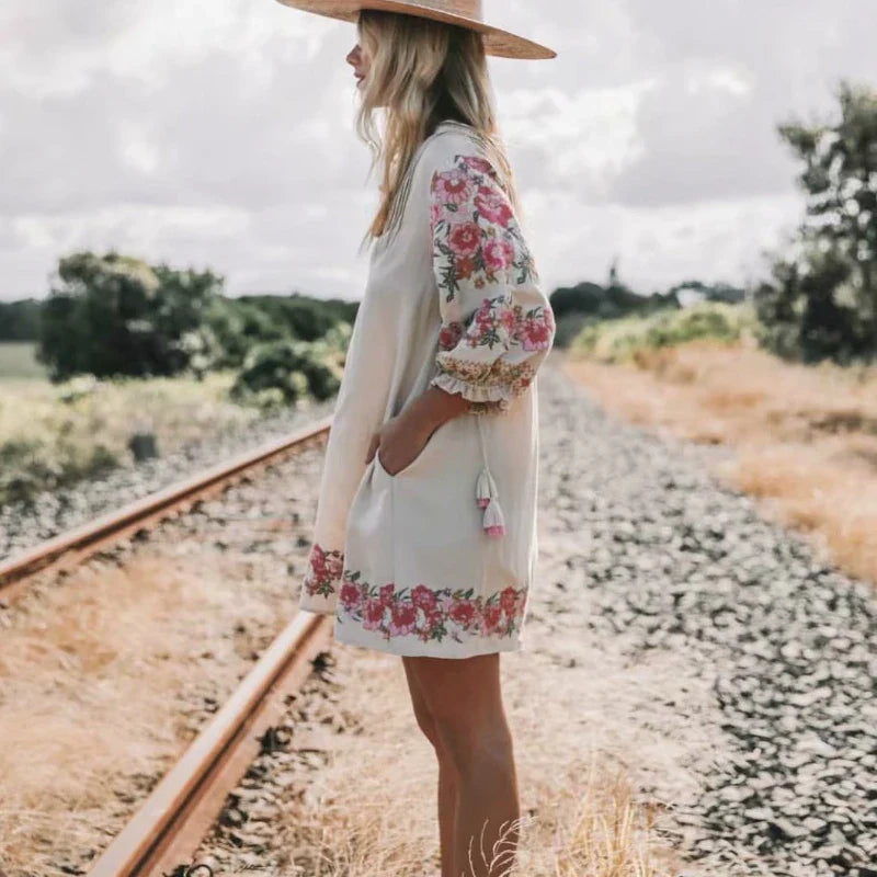 A Vintage Style Dress with Delicate Timeless Details