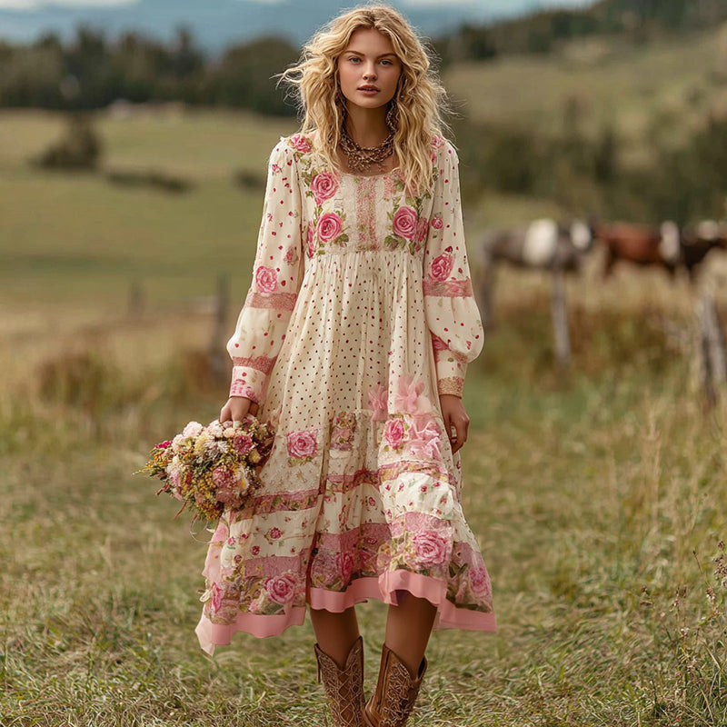 Classic Vintage Dress with a Flattering Fit